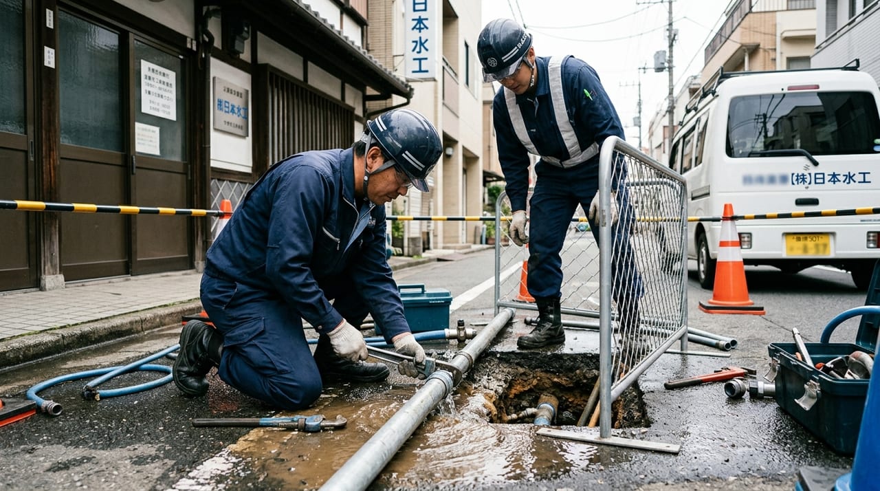 フェーズ1:漏水直後の対応(発生から1〜2時間以内)
