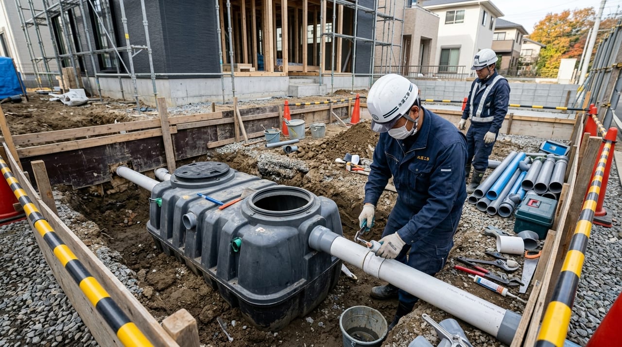 浄化槽設置工事の費用相場