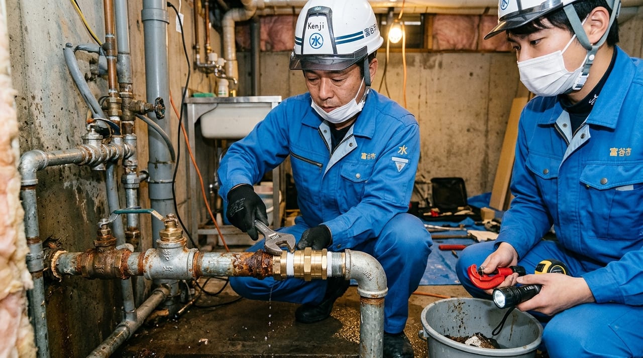 富谷市で多い配管トラブルの種類
