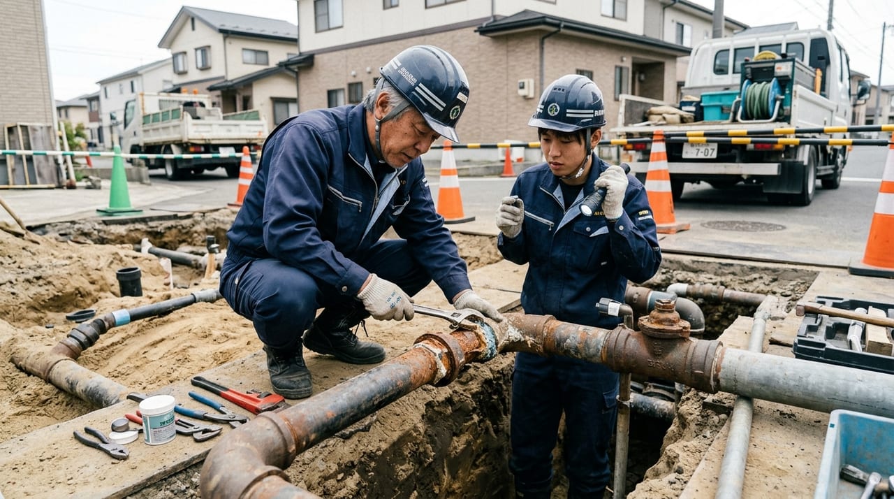 岩沼市で多い配管トラブルの種類
