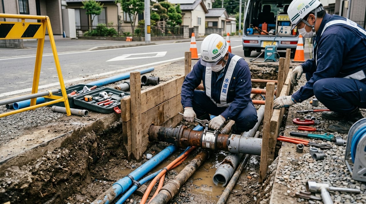 角田市で多い配管トラブルの種類