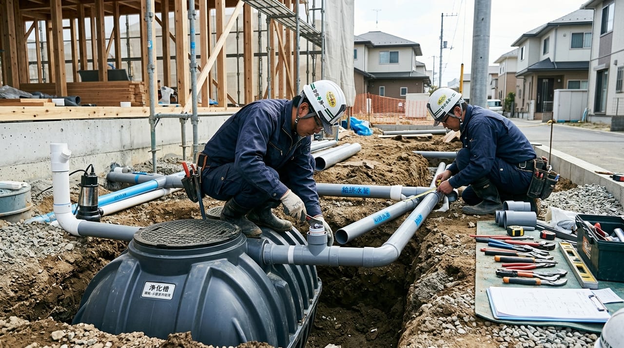 建物附属設備としての浄化槽:給排水設備・衛生設備の区分