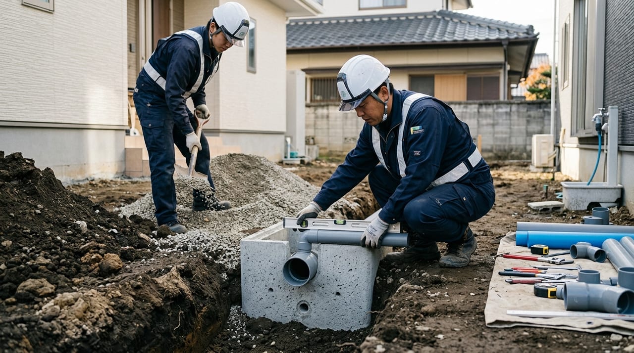 雨水浸透桝が適している敷地・適さない敷地