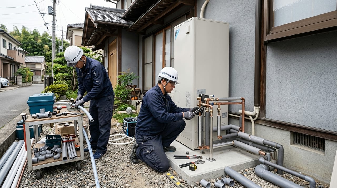 業務用給湯器・ボイラーの法定耐用年数と減価償却｜資産区分と勘定科目の実務 のメインビジュアル