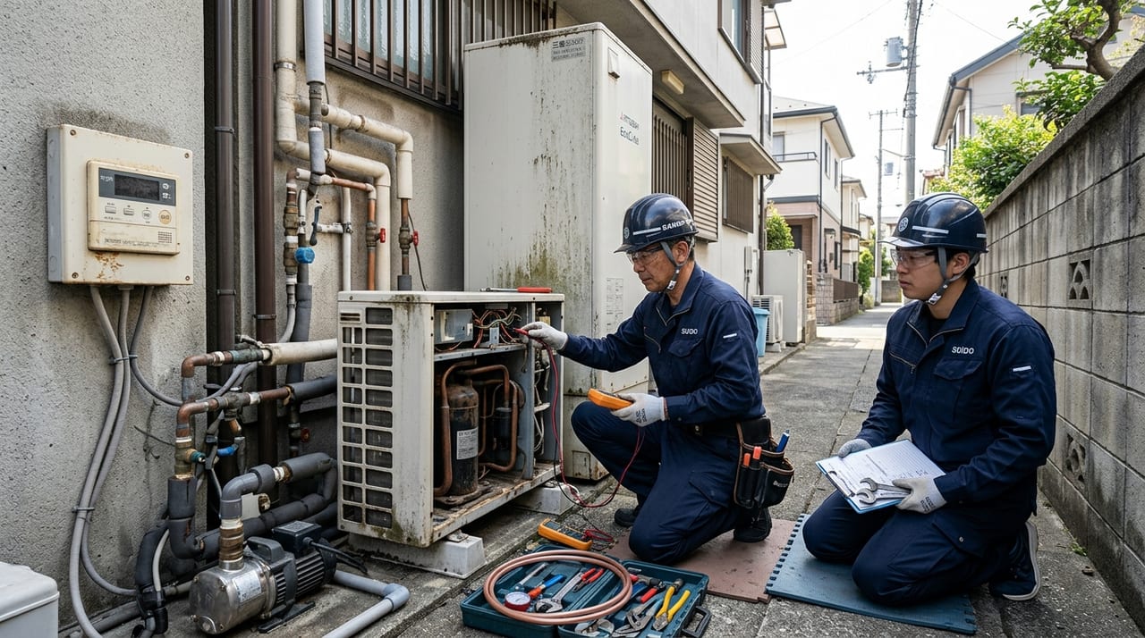 エコキュートの寿命と交換時期｜HPユニット・タンク・リモコンの見極め方