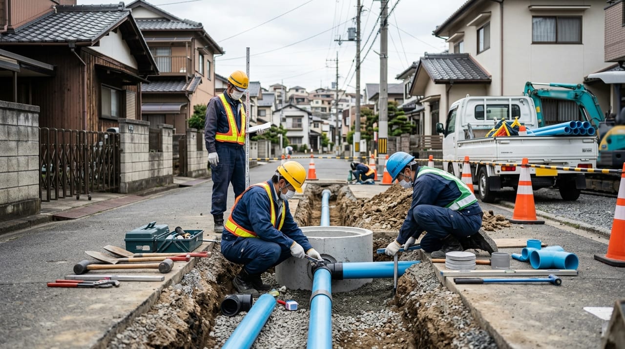 公共桝の設置・接続方法ガイド｜工事申請から完成までの手順
