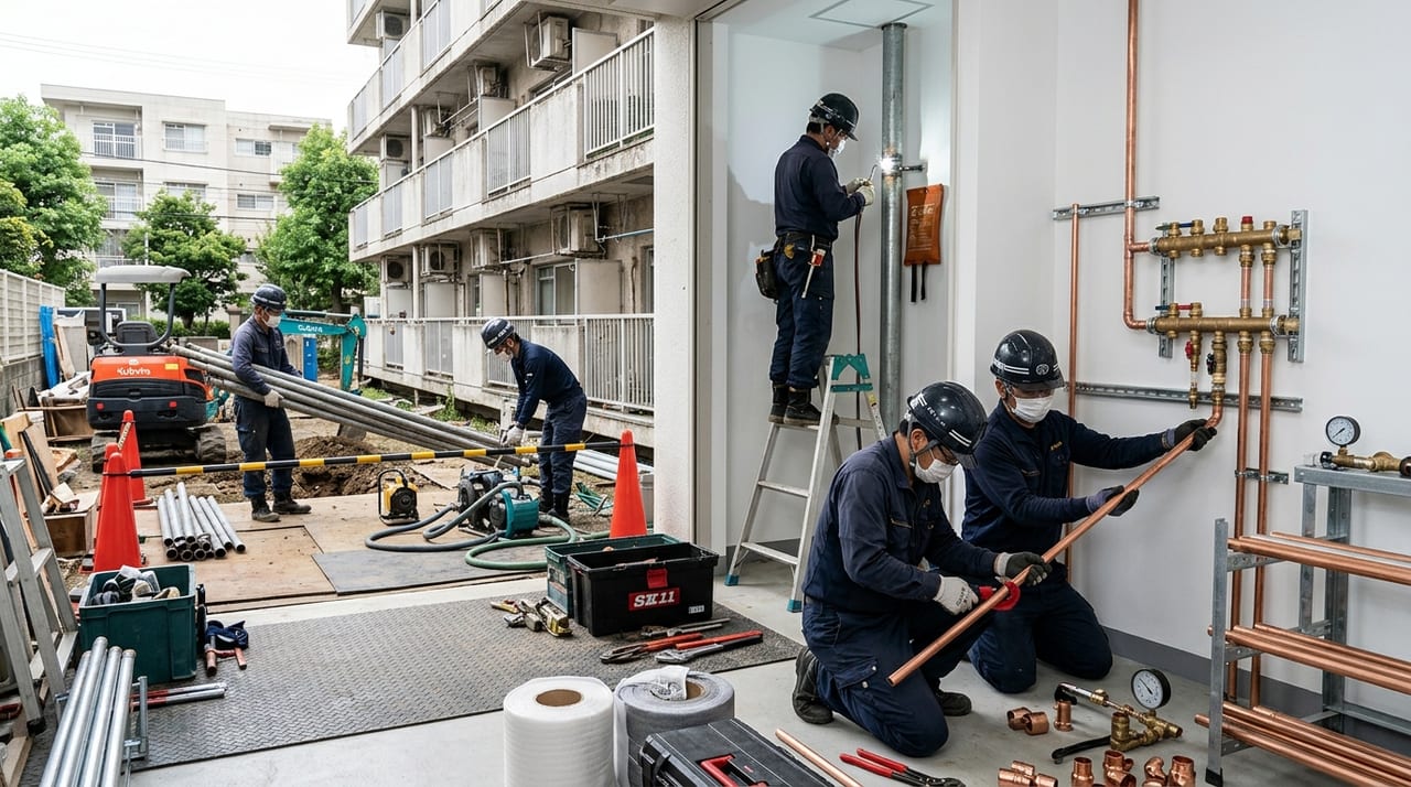 給湯管の腐食・劣化サインと交換タイミング｜早期発見で大事故を防ぐ