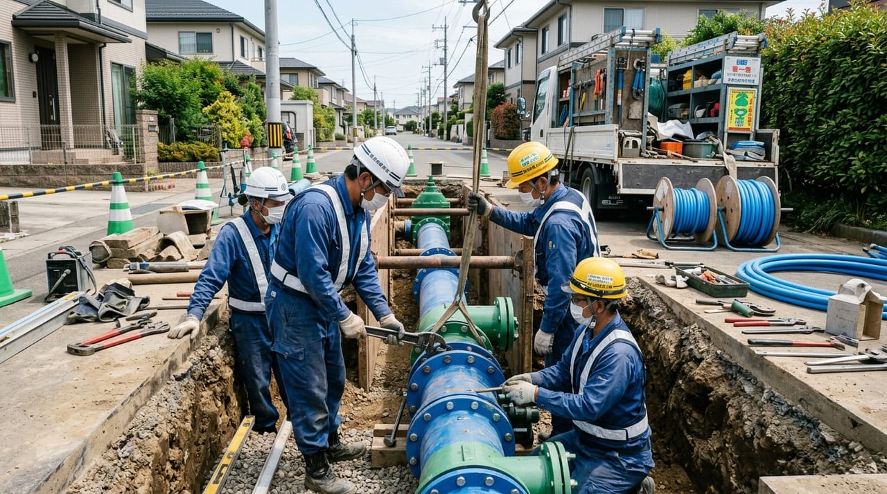 配管工事の近隣挨拶と生活影響ガイド|断水・騒音・工期の伝え方と対応手順