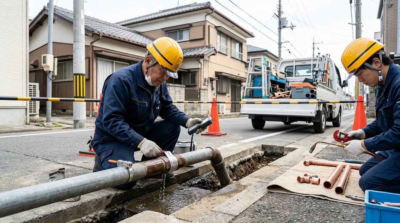 アパートの水道メーターの場所と読み方
