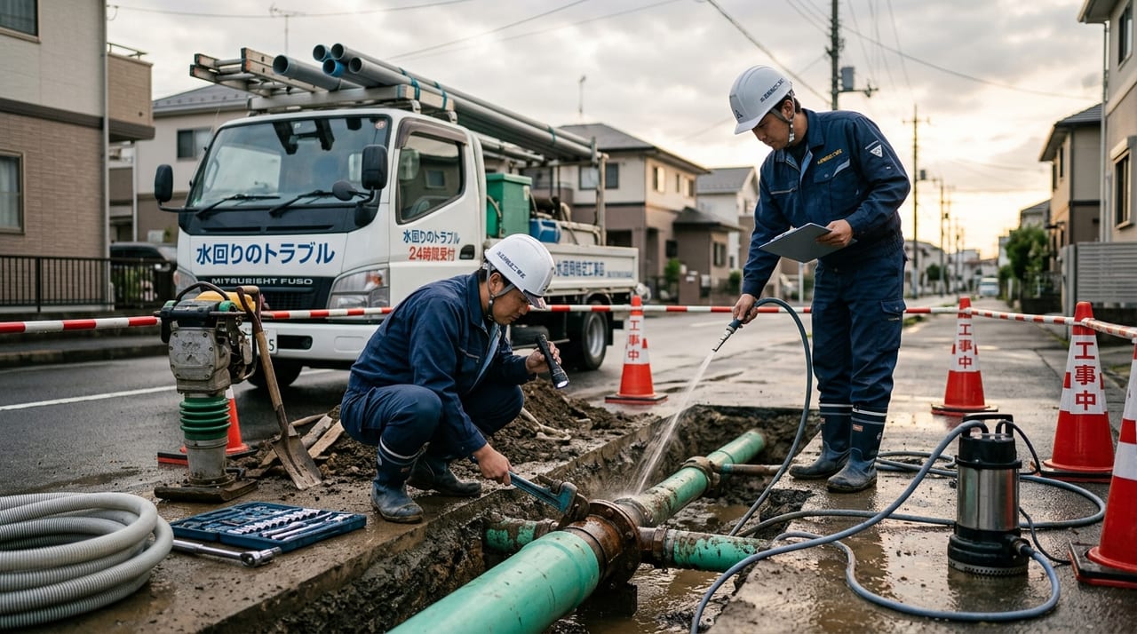 台風・豪雨後の配管・排水設備点検と復旧ガイド｜被害確認から修繕依頼まで