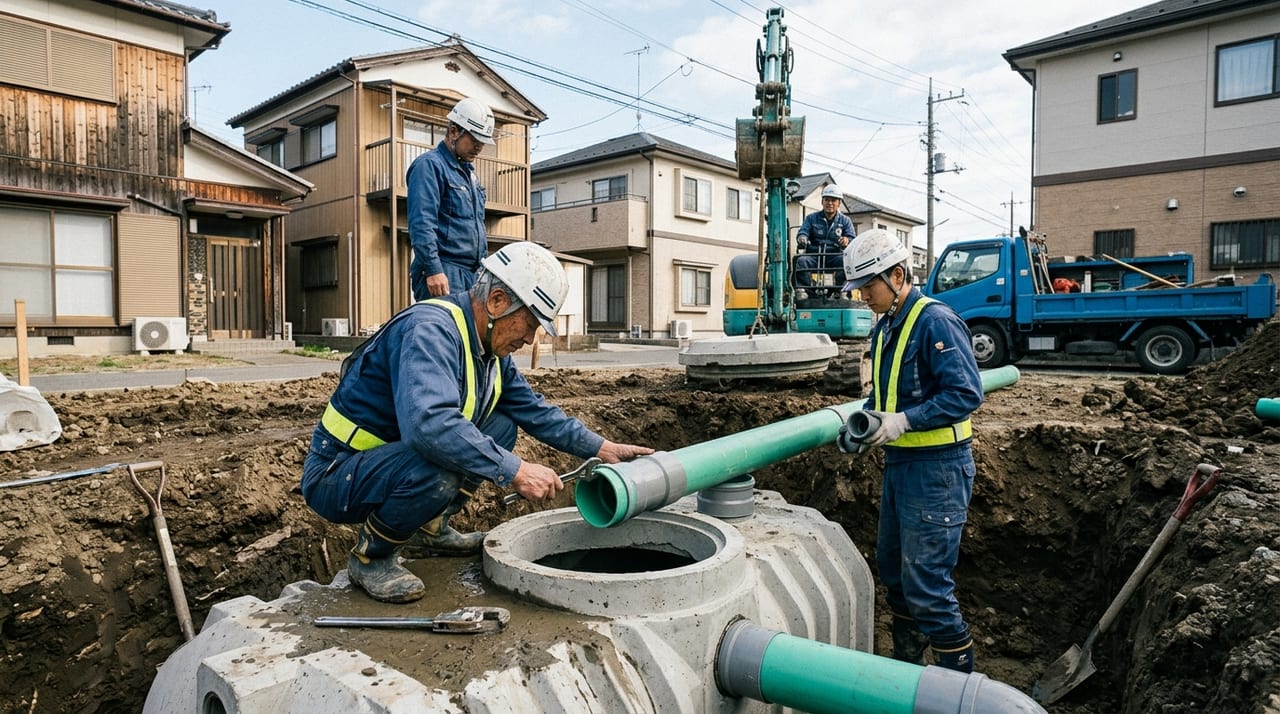 浄化槽の法定耐用年数と減価償却｜資産区分と設備更新工事の税務 のメインビジュアル