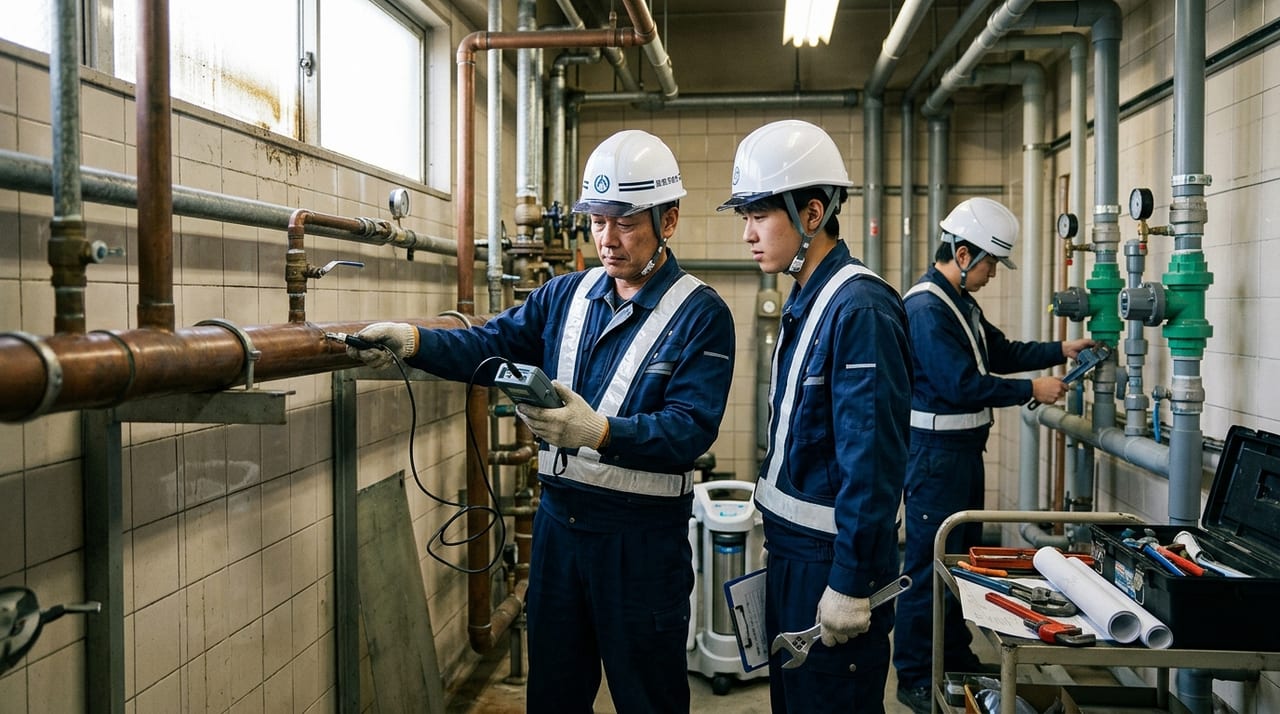 PFOS/PFOA新基準への対応ガイド｜2026年から段階導入される水質規制と配管点検 のメインビジュアル