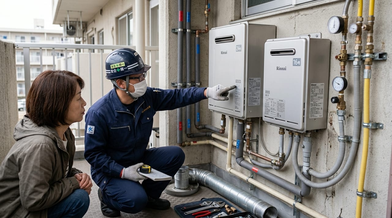 給湯器の号数とは？選び方の基本
