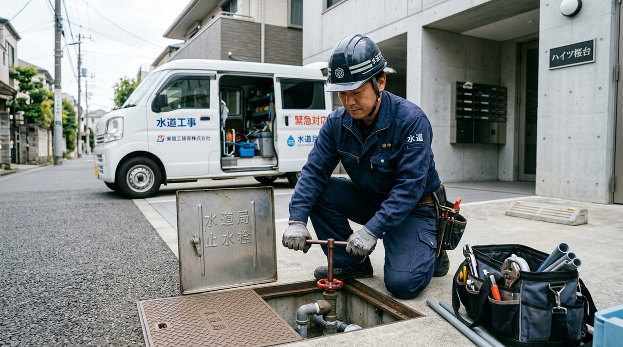 水道トラブルが起きたらまず止水栓・元栓を閉める