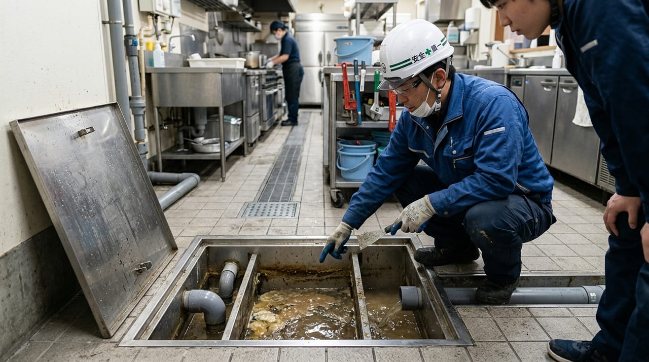 グリストラップとは何か、なぜ設置が必要か