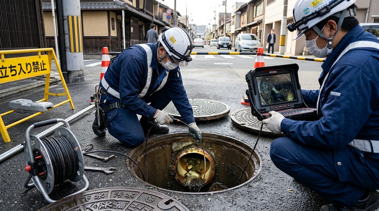 下水管詰まりの主な原因と種類