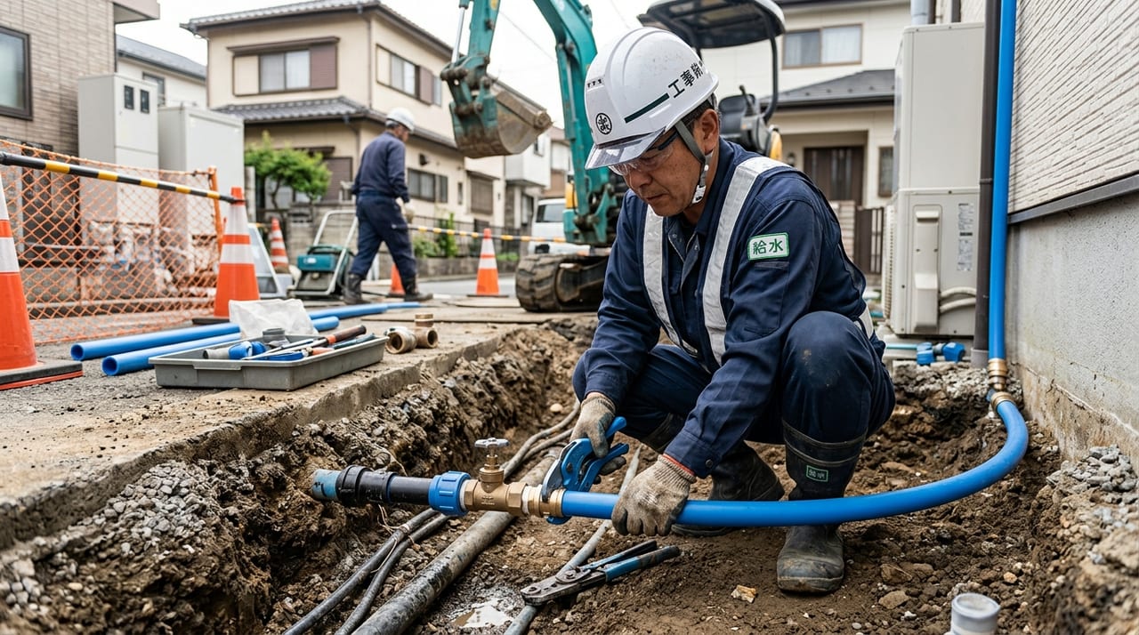 給水管引き込み工事とは